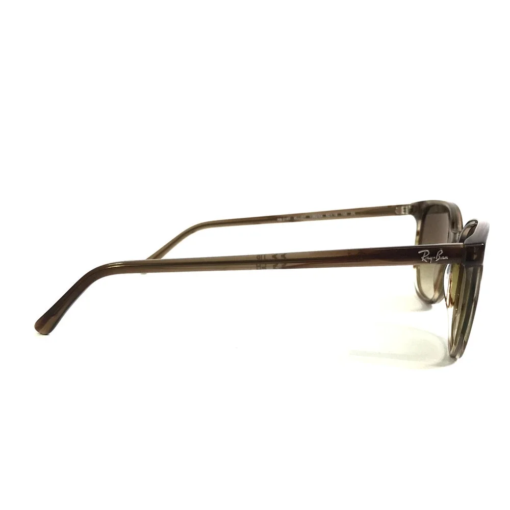Ray-Ban Sunglasses RB2197 ELLIOT 1392/0A Gradient Brown Striped Frames 52 mm